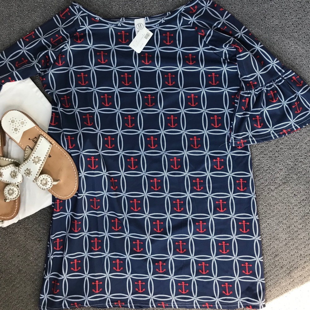 ✨2/$20 | Lexi York tunic nautical top